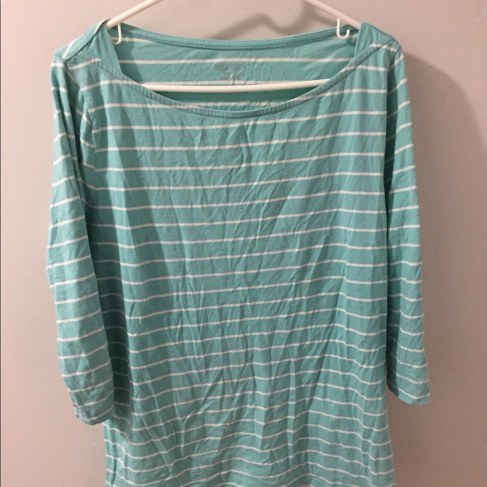 Merona boat neck stretch shirt
